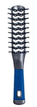 Щетка туннельная 2-х сторонняя синяя 7 рядов Dewal 
покрытие Soft Touch
для укладки
