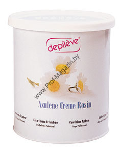 Воск азуленовый AZULENE CREME ROSIN, 800 гр Для депиляции наиболее чувствительных зон. 
Мягкий воск, не вызывающий отёков и раздражения.
Удаляется полосками.