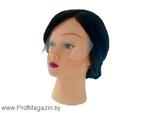 Экран защитный для лица прозрачный, одноразовый DEWAL 50шт/уп Используется для защиты лица от попадания волос, воды и спреев для стайлинга во время стрижки.