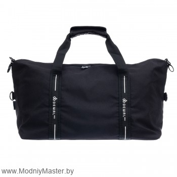 Сумка- саквояж DEWAL для парикмахерских инструментов полимерный материал, черная, 46х28х23см