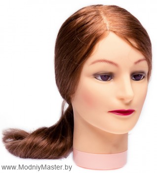 Голова-манекен учебная DEWAL "блондинка" натуральные волосы длиной 50-60 см