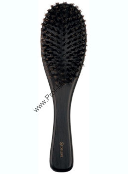 Щетка с натуральной щетиной DEWAL Деревянная ручка, на подушке, 9 рядов