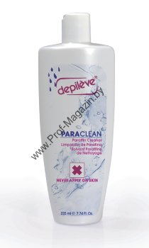 Depileve (Испания) Очиститель от парафина PARACLEAN, 220 мл Удаляет остатки парафина с оборудования, пола, мебели. 
Нельзя применять для очищения кожи !!!