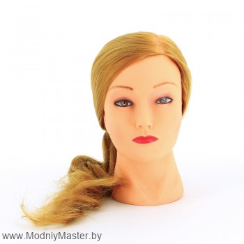 Голова-манекен тренировочная, «блондинка» Dewal Длинна волос: 50-60см. Материал волос: протеиновые волосы (искусственные).