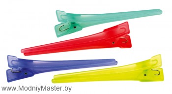 Зажим DEWAL средний, пластик, 6 см (12 шт.) Зажим средний, пластик, 6 см (12 шт.), цветной