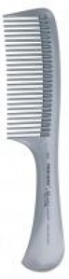 Расческа серая с ручкой антистатическая