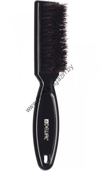 Щетка для барберов Dewal Щетка для барберов с мягкой комбинированной щетиной. Используется при стрижке в стиле «фейдинга»