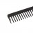 Расческа рабочая DEWAL CARBON black 18.5 см