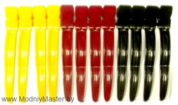 Зажим для волос DEWAL"Волна" цветной, пластик, 8 см 12 шт/уп Зажим для волос DEWAL"Волна" цветной, пластик, 8 см 12 шт/уп