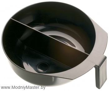 Чаша DEWAL для окрашивания с ручкой и перегородкой два отделения по 375 мл