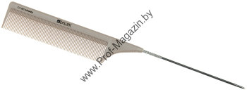 Расческа рабочая с металлическим хвостиком Dewal SAHARA, 22см 