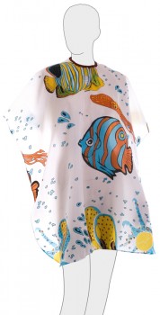 Пеньюар детский для стрижки DEWAL "Рыбки" размер: 120*95см