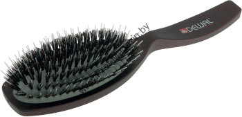 Щетка массажная COFFEE с натуральной щетиной+пластиковые штифты 