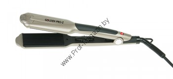 Щипцы-гофре DEWAL Golden 03-030z Керамико-турмалиновое покрытие полотен, "плавающие пластины", размер рабочих полотен 45x95мм, мощность 48Вт.