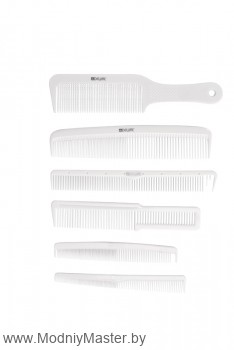 Набор расчесок Dewal "Barber Style" 6шт Отлично подойдут как опытному профессионалу, так и новичку.