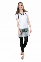 Фартук для окрашивания  прозрачный ромбовидным принтом