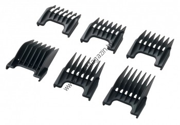 Набор пластиковых насадок NEW к машинкам Moser, Wahl, Oster Совместимы с машинками: 1853 Titan, Arco, Bellissima, Bravura, ChromStyle, EasyStyle, Genio Plus, Li+Pro, Power+ , Primat, Primat 2in1, Primat Adjustable, FlexiCut, Rex, Rex Adjustable, Super Cordless, Super Groom, Oster 616