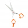 Парикмахерские ножницы рабочие для левши, 5,5" ORANGE