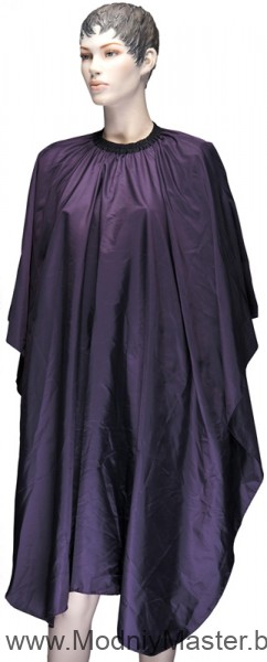 Пеньюар для стрижки DEWAL" Палитра", полиэстер, фиолетовый 128х146см