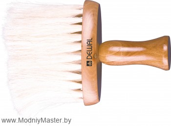Кисть-сметка Dewal (конская щетина) Надежный помощник для мастера, обеспечивает легкую и комфортную работу после завершения стрижки.​