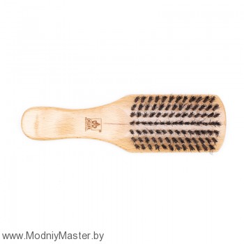 Щетка для укладки волос и бороды Dewal "Barber Style" Деревянная щетка специально разработана для барберов. Используется при стрижке в стиле «фейд».