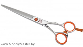 Парикмахерские ножницы рабочие 6.5" Tayo Orange Конвекционная заточка. Сложный винт. 