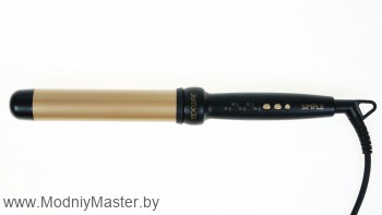 Плойка для волос DEWAL SIMPLE, с терморегулятором, 32 мм Плойка Dewal Simple 03-32ST создает крупные локоны и легкие волны