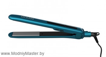 Щипцы для волос DEWAL Ocean, бирюза, 25х90мм, с терморегулятором, керамико-турмалиновое покрытие классический прибор для создания самых разнообразных укладок