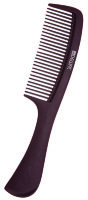 Расческа рабочая DEWAL"CARBON BORDO" с ручкой