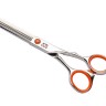 Парикмахерские филировочные ножницы 6", 40 зубцов, Tayo Orange
