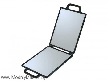 Зеркало заднего вида складное Dewal Лёгкое и удобное складное парикмахерское зеркало с двумя ручками