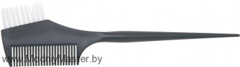 Кисть для окрашивания + расческа с белой щетиной Dewal щетина прямая. 45 мм
