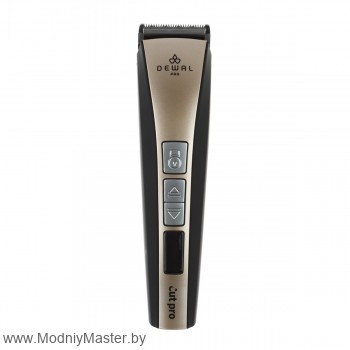 Машинка для стрижки DEWAL CUT PRO аккум\сет, 5000-7000об\мин, нож 45мм, 0.7-1.9мм, 4 нас, LED дисплей
