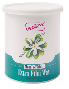 Depileve (Испания) Воск пленочный с маслом монои FILM WAX MONOI OF TAHITI, 800 гр Для депиляции наиболее чувствительных зон