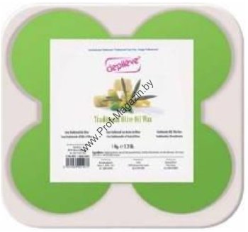 Depileve (Испания) Горячий воск Оливковый TRADITIONAL OLIVE OIL WAX, упаковка 1 кг 
Рекомендован для сухой кожи
