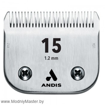 Ножевой блок Andis UltraEdge #15 1.2 мм подходит к любым машинкам с ножом формата A5