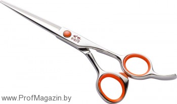 Парикмахерские ножницы рабочие 6,0" Tayo Orange Конвекционная заточка. Выносной винт.